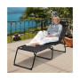 Folding Beach Lounge Chair Heightening Design Patio Lounger