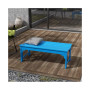 Backless All-Weather Outdoor Bench for Patio Garden