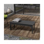 Backless All-Weather Outdoor Bench for Patio Garden