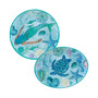 Serene Seas Melamine Platter, Set of 2