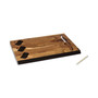 Toscana® by Delio Acacia Wood Cheese Board & Tools Set