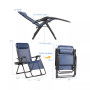 Zero Gravity Chair Oversize Lounge Chair Patio Heavy Duty Folding Recliner