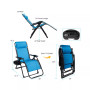 Zero Gravity Chair Oversize Lounge Chair Patio Heavy Duty Folding Recliner
