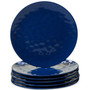 6-Pc. Cobalt Blue Melamine Dinner Plate Set