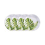 Melamine Palm 5.5" Canape Plate Set/4