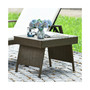 Patio Folding Wicker Side Coffee Table Poolside Garden Lawn Bistro Furniture