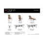 Set of 2 Oasis Aluminum Outdoor Dining Chairs, Created for Macy's