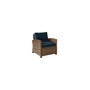Bradenton Outdoor Wicker Arm Chair With Cushions