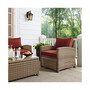 Bradenton Outdoor Wicker Arm Chair With Cushions