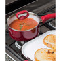 Aluminum 2 Quart Bliss Non-Stick Saucepan with Glass Lid