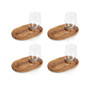 Disney's Winnie The Pooh Wine Appetizer Plate Set of 4