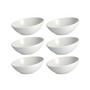 Melamine Camp White Tilt Bowl 6.5" Set/6