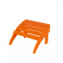 All-Weather Outdoor Patio Poly Adirondack Ottoman Footrest