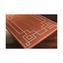 Alfresco ALF-9631 Rust 8'9" Square Area Rug, Indoor/Outdoor