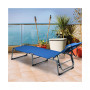 Foldable Lounge Chair Adjustable Folding Recliner Beach Patio