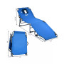 Foldable Lounge Chair Adjustable Folding Recliner Beach Patio