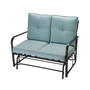 Outdoor Patio Loveseat Glider Chair