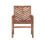 Patio Wood Chairs, Set Of 2