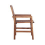 Patio Wood Chairs, Set Of 2