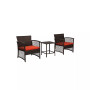 3-Piece Outdoor Patio Conversation Set