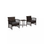 3-Piece Outdoor Patio Conversation Set