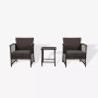 3-Piece Outdoor Patio Conversation Set