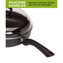 Aluminum 11" Evolve Chicken Fryer with High Dome Glass Lid and Helper Handle