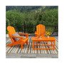 3-Piece Outdoor Paio Adirondack Conversation Set