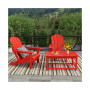 3-Piece Outdoor Paio Adirondack Conversation Set
