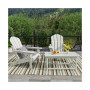 3-Piece Outdoor Paio Adirondack Conversation Set