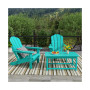 3-Piece Outdoor Paio Adirondack Conversation Set