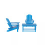 3-Piece Outdoor Paio Adirondack Conversation Set