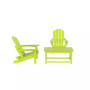 3-Piece Outdoor Paio Adirondack Conversation Set