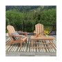 3-Piece Outdoor Paio Adirondack Conversation Set