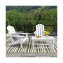 3-Piece Outdoor Paio Adirondack Conversation Set