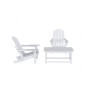 3-Piece Outdoor Paio Adirondack Conversation Set