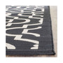 Courtyard Black and Beige 9' x 12' Sisal Weave Outdoor Area Rug
