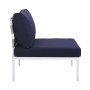 Harmony Armless Outdoor Patio Aluminum Chair