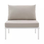 Harmony Armless Outdoor Patio Aluminum Chair