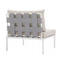 Harmony Armless Outdoor Patio Aluminum Chair