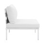 Harmony Armless Outdoor Patio Aluminum Chair