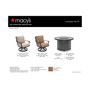 Lexington Outdoor Swivel Rocker Chair, Created for Macy's