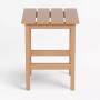 All-Weather Outdoor Patio Poly Adirondack Side Table