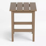 All-Weather Outdoor Patio Poly Adirondack Side Table