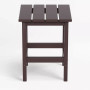 All-Weather Outdoor Patio Poly Adirondack Side Table
