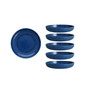 Camp Blue Coupe Round Plate 9" Set/6