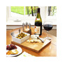 Buxton Bamboo Cheese Board Set with 4 Tools