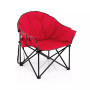 Folding Camping Moon Padded Chair with Carry Bag