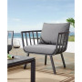 Riverside Outdoor Patio Aluminum Armchair