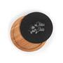 Disney's Mickey Mouse Insignia Acacia and Slate Charcuterie Board with Cheese Tools